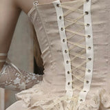 Get trendy with [Blood Supply] The Damaged Ballerina Dream Camisole Corset Top - Clothing available at Peiliee Shop. Grab yours for $55 today!