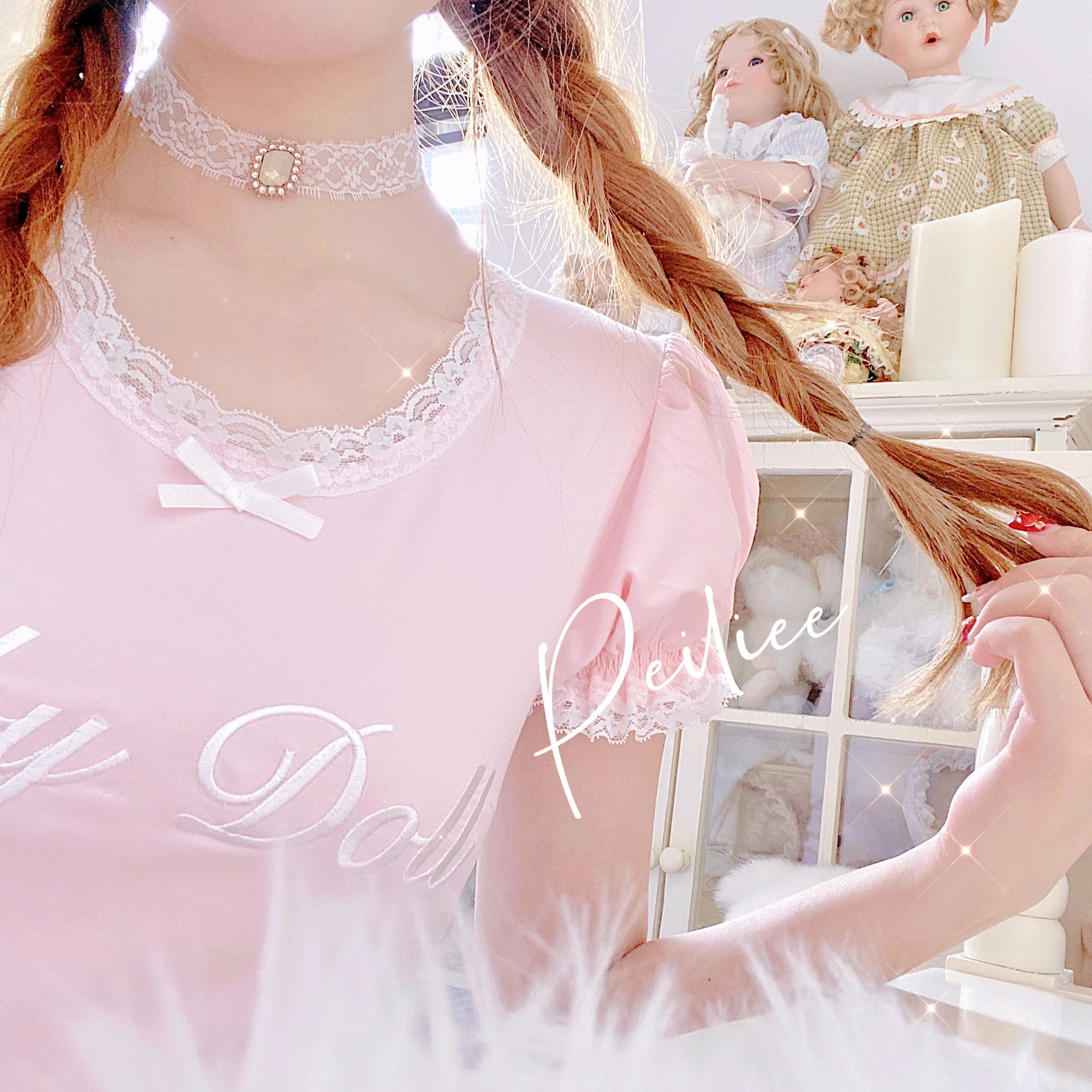 Get trendy with Sweden warehouse [Peiliee Deaign] Min Sötnos Sweet Baby Doll Cotton Top -  available at Peiliee Shop. Grab yours for $29.90 today!