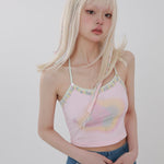 Get trendy with [Rose Island] Lil Angel Wings Top - Top available at Peiliee Shop. Grab yours for $32.90 today!