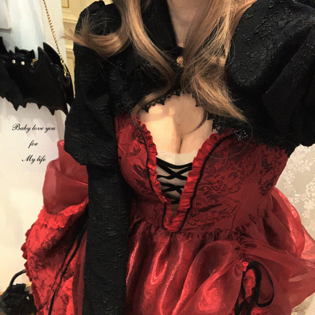 [Basic] Dragon Blood Gothic Lolita Dress - Premium  from Sleep Doll - Just $29.90! Shop now at Peiliee Shop