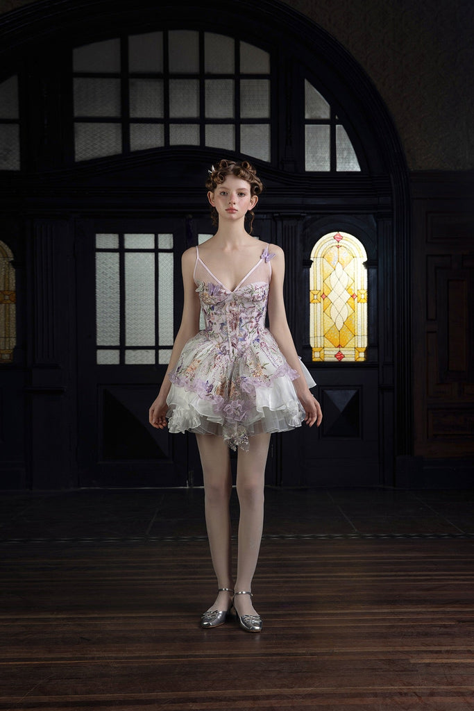 [UNOSA] Dream ballet girl mini dress - Premium  from UNOSA - Just $29.90! Shop now at Peiliee Shop