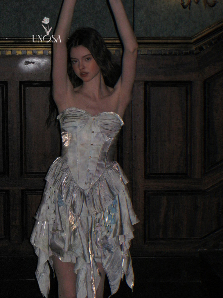 [UNOSA] Mermaid Under Moonlight Designer Dress - Premium  from UNOSA - Just $32.00! Shop now at Peiliee Shop