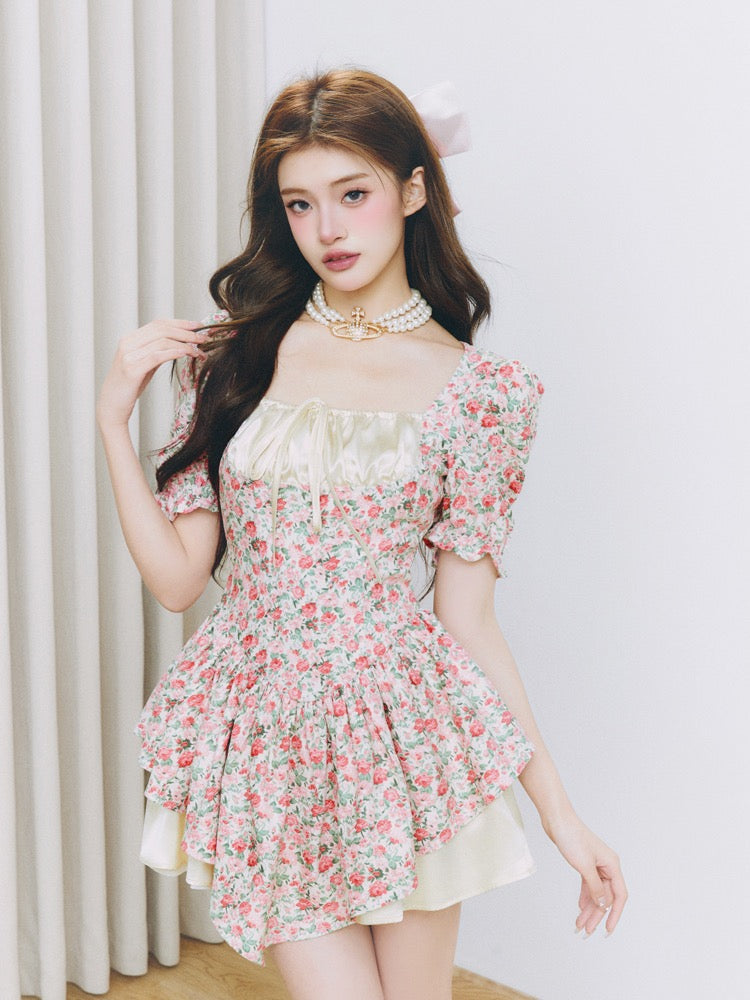 [KV72] Midsummer Floral Dress - Premium  from KV72 - Just $59.00! Shop now at Peiliee Shop