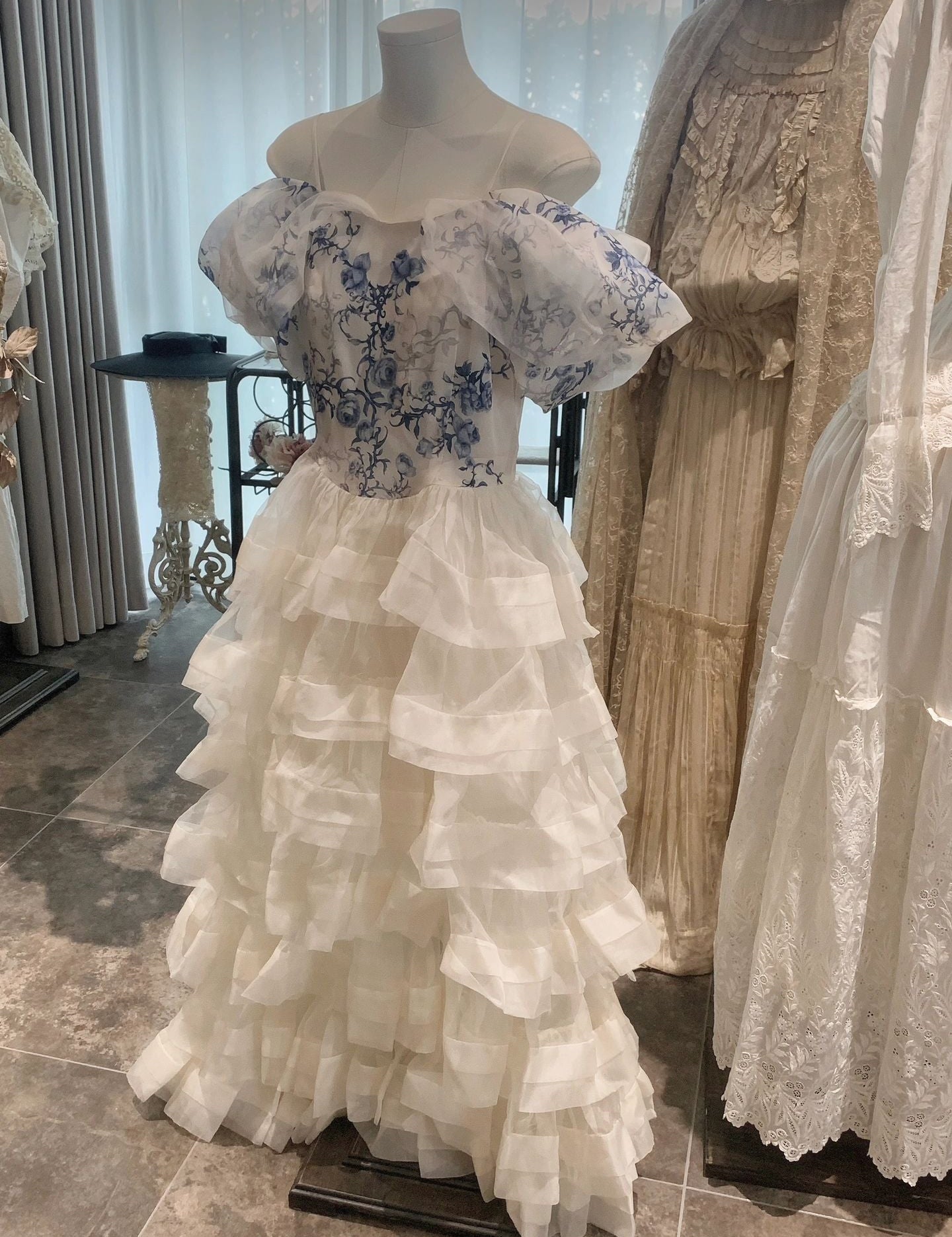 Get trendy with [Haute couture] La Fille De Porcelaine Wedding Dress New Vintage Dress Handmade By Ankin -  available at Peiliee Shop. Grab yours for $499 today!