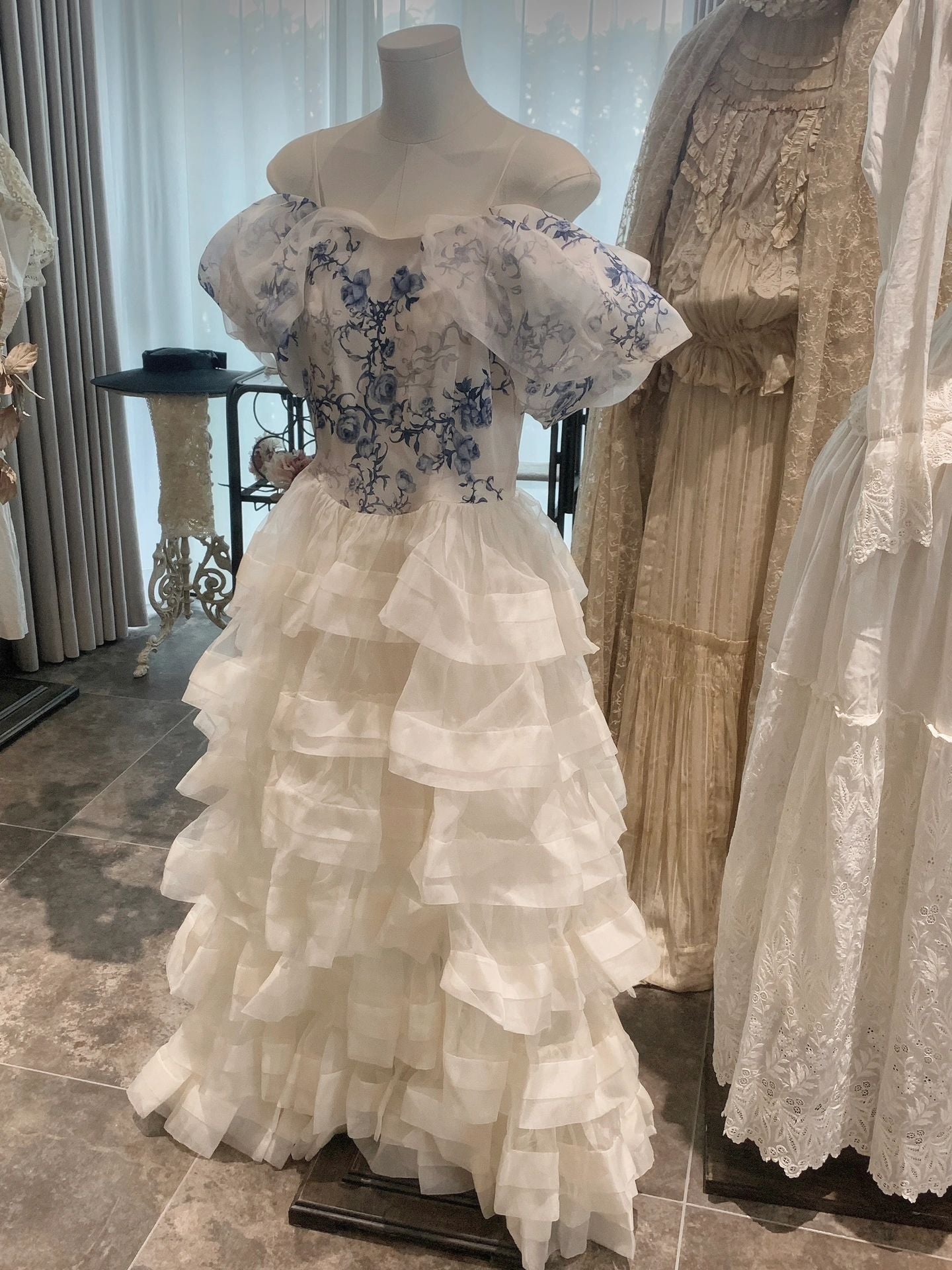 Get trendy with [Haute couture] La Fille De Porcelaine Wedding Dress New Vintage Dress Handmade By Ankin -  available at Peiliee Shop. Grab yours for $499 today!