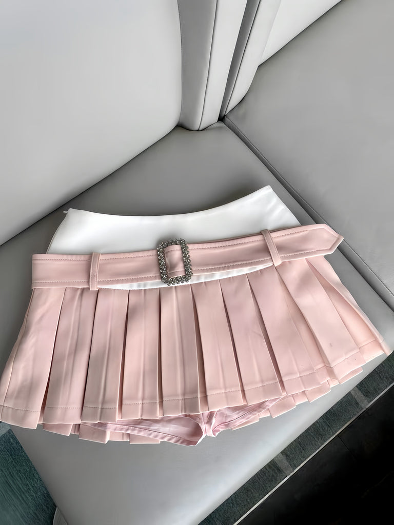 Pastel Barbie Core Mini Skirt - Premium  from Basic - Just $26.00! Shop now at Peiliee Shop