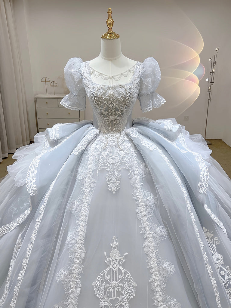Get trendy with Cinderella Crystal Palace Wedding Dress Gown Midi Dress -  available at Peiliee Shop. Grab yours for $149 today!