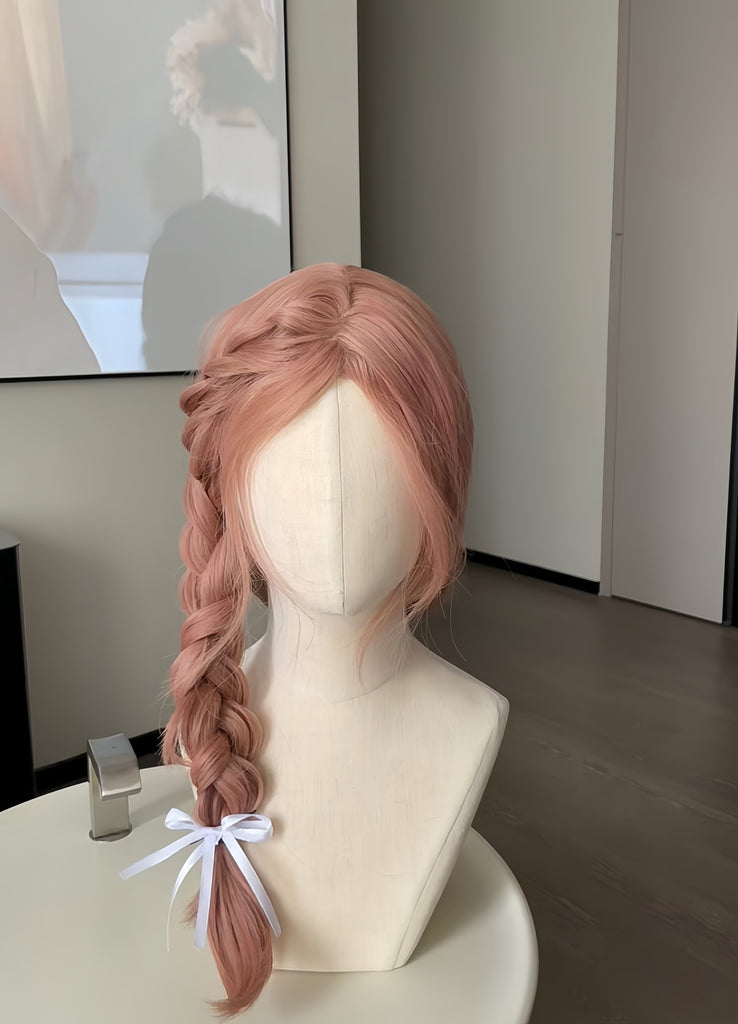 Momo Chan Peach Pink Daily Wig Cosplay Wig - Premium  from Peiliee Shop - Just $26.80! Shop now at Peiliee Shop