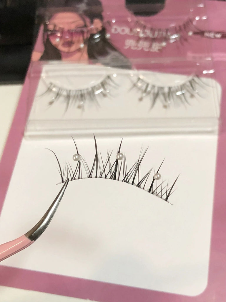 Mermaid Pearl Eyelashes 3 sets - Premium  from Peiliee Shop - Just $8.90! Shop now at Peiliee Shop