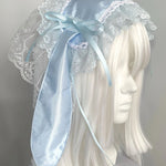 Get trendy with Blue version Handmade Pink Bunny Hat Headband -  available at Peiliee Shop. Grab yours for $21.90 today!