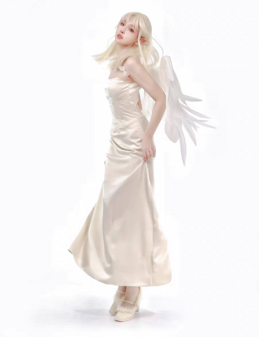 Get trendy with Soul Angel Gown Long Dress -  available at Peiliee Shop. Grab yours for $59.90 today!