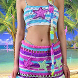 Get trendy with [Customized Handmade] Twinkle Little Star Handmade knitting top by windoii -  available at Peiliee Shop. Grab yours for $45 today!