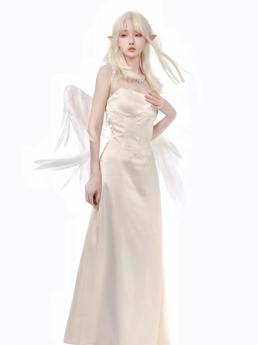 Get trendy with Soul Angel Gown Long Dress -  available at Peiliee Shop. Grab yours for $59.90 today!