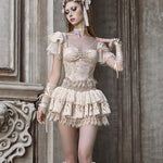 Get trendy with [Blood Supply]Regal Ballet Lace & Tulle Set - Clothing available at Peiliee Shop. Grab yours for $36 today!