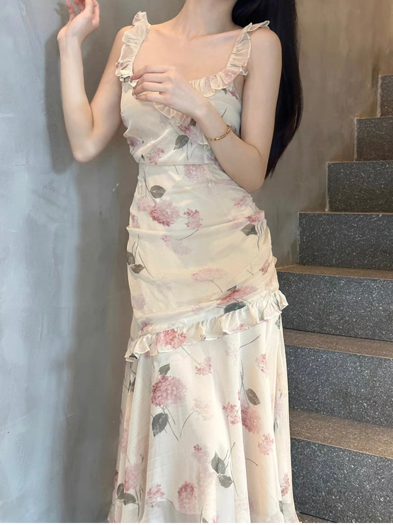Petal Dance floral Dress - Premium Dress from aguo - Just $38.00! Shop now at Peiliee Shop