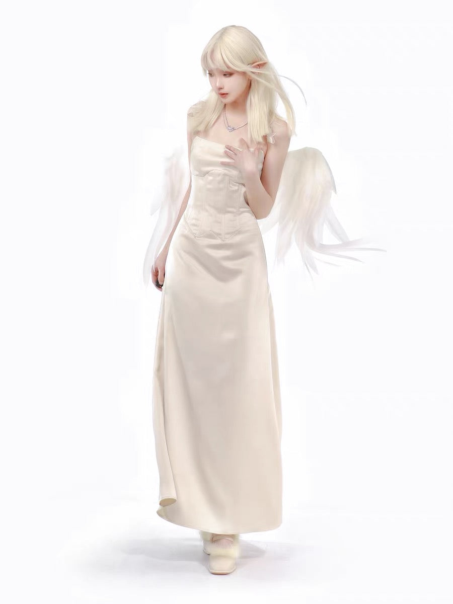 Get trendy with Soul Angel Gown Long Dress -  available at Peiliee Shop. Grab yours for $59.90 today!