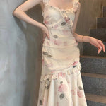 Get trendy with Petal Dance floral Dress - Dress available at Peiliee Shop. Grab yours for $38 today!