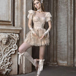 Get trendy with [Blood Supply]Regal Ballet Lace & Tulle Set - Clothing available at Peiliee Shop. Grab yours for $36 today!