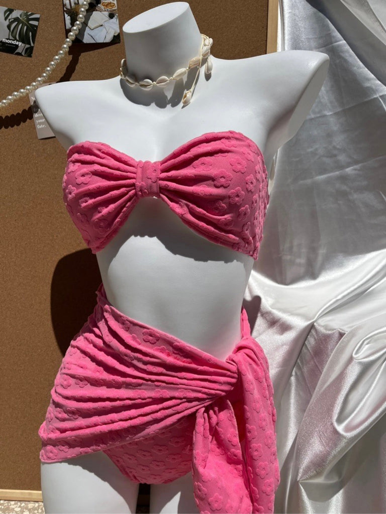 Get trendy with Raspberry Smoothie Bikini Set -  available at Peiliee Shop. Grab yours for $28 today!
