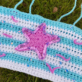 Get trendy with [Customized Handmade] Twinkle Little Star Handmade knitting top by windoii -  available at Peiliee Shop. Grab yours for $45 today!