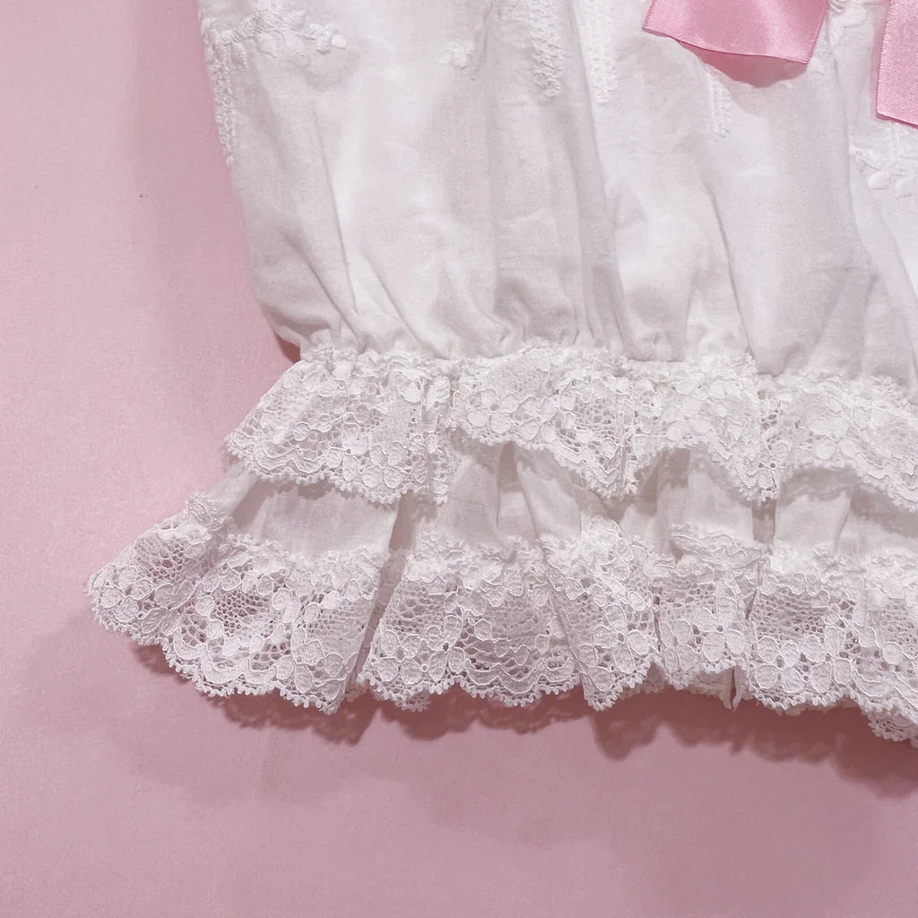 Get trendy with Lolita98 Vintage-inspired Camisole and Bloomers -  available at Peiliee Shop. Grab yours for $116 today!