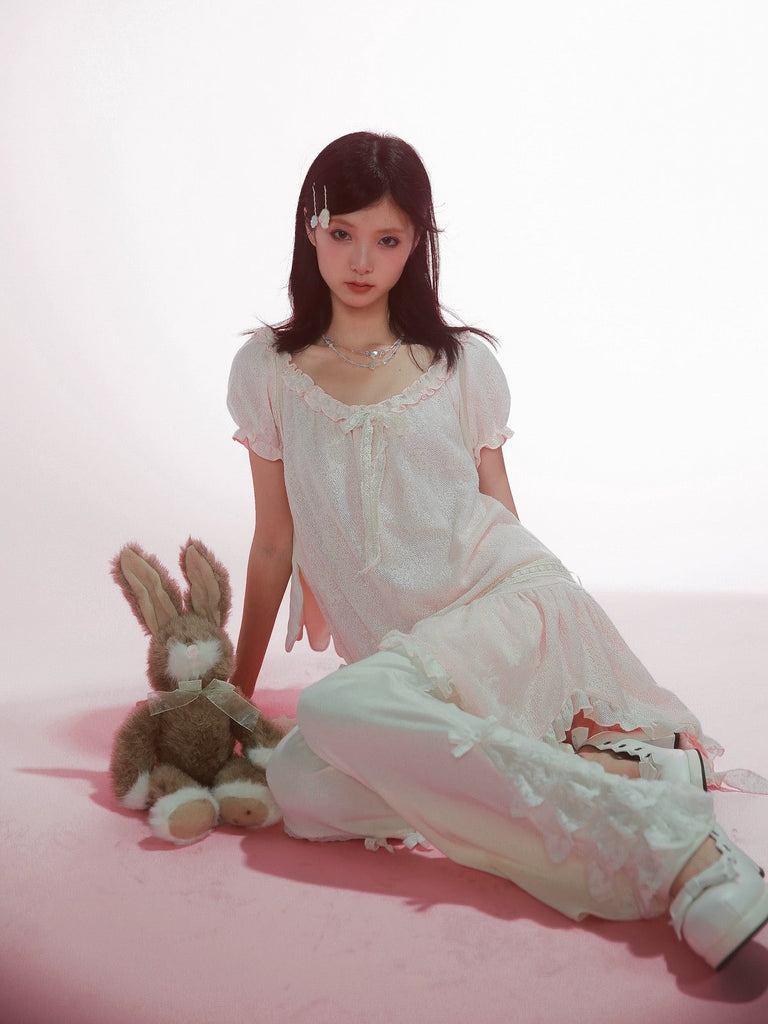 [Rose Island] Dreamy Bunny Garden Dress - Premium  from Rose Island - Just $56.00! Shop now at Peiliee Shop