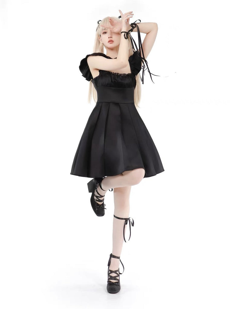 My sister's black ballet dress. - Premium  from Damngirl - Just $59.90! Shop now at Peiliee Shop