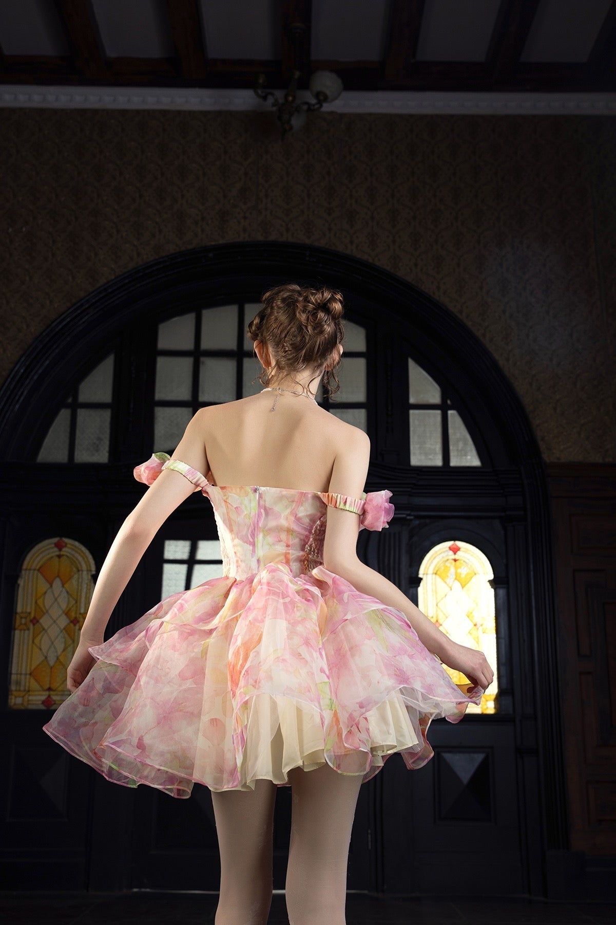 Get trendy with [UNOSA] Ballet Core Aroma Dress -  available at Peiliee Shop. Grab yours for $75 today!