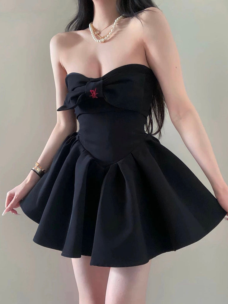 Get trendy with Sweet princess bow tie cape dress -  available at Peiliee Shop. Grab yours for $82 today!