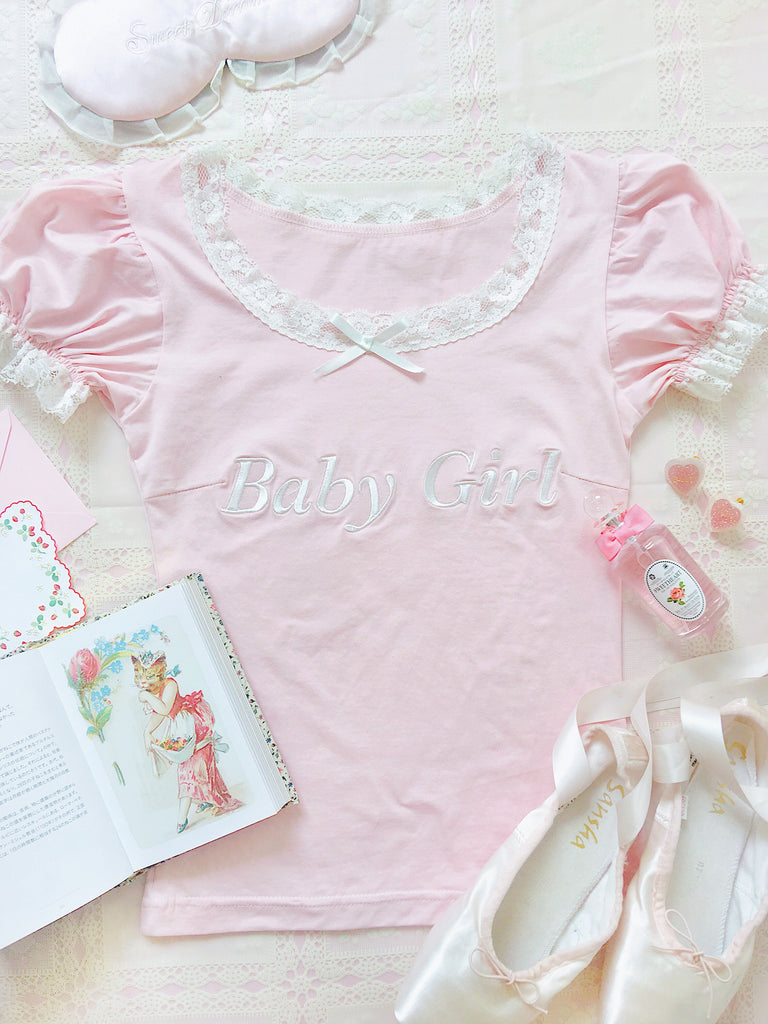 Get trendy with Sweden warehouse [Peiliee Deaign] Min Sötnos Sweet Baby Doll Cotton Top -  available at Peiliee Shop. Grab yours for $29.90 today!