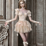 Get trendy with [Blood Supply]Regal Ballet Lace & Tulle Set - Clothing available at Peiliee Shop. Grab yours for $36 today!