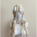 Get trendy with Queen Elsa Long Silver Color Daily Wig -  available at Peiliee Shop. Grab yours for $32 today!