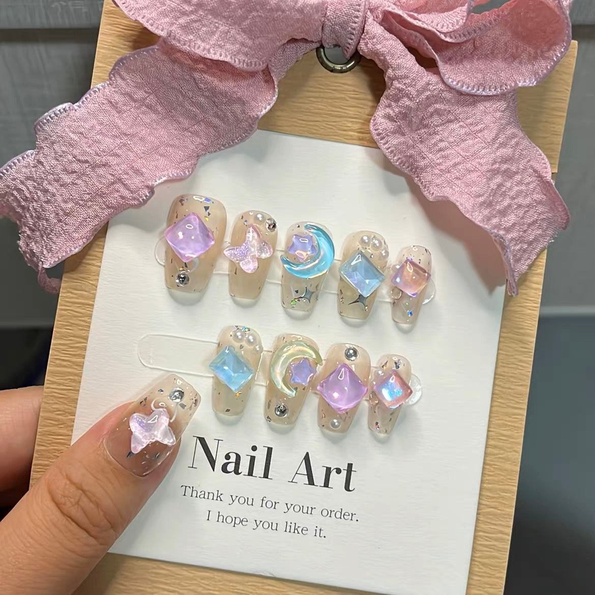 Get trendy with Reusable Fantasy Star Nail Art Products Wear Nail Tablets - Accessories available at Peiliee Shop. Grab yours for $18 today!