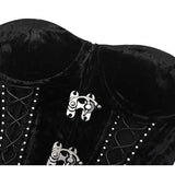 Get trendy with [Blood Supply]Alice Dark Gothic Corset Dress - Clothing available at Peiliee Shop. Grab yours for $18 today!