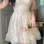 Get trendy with [Mummy Cat]Rose Petal Serenade Dress - Dress available at Peiliee Shop. Grab yours for $52 today!