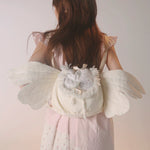 Get trendy with [Rose Island] Angel wings double-shoulder backpack -  available at Peiliee Shop. Grab yours for $43 today!