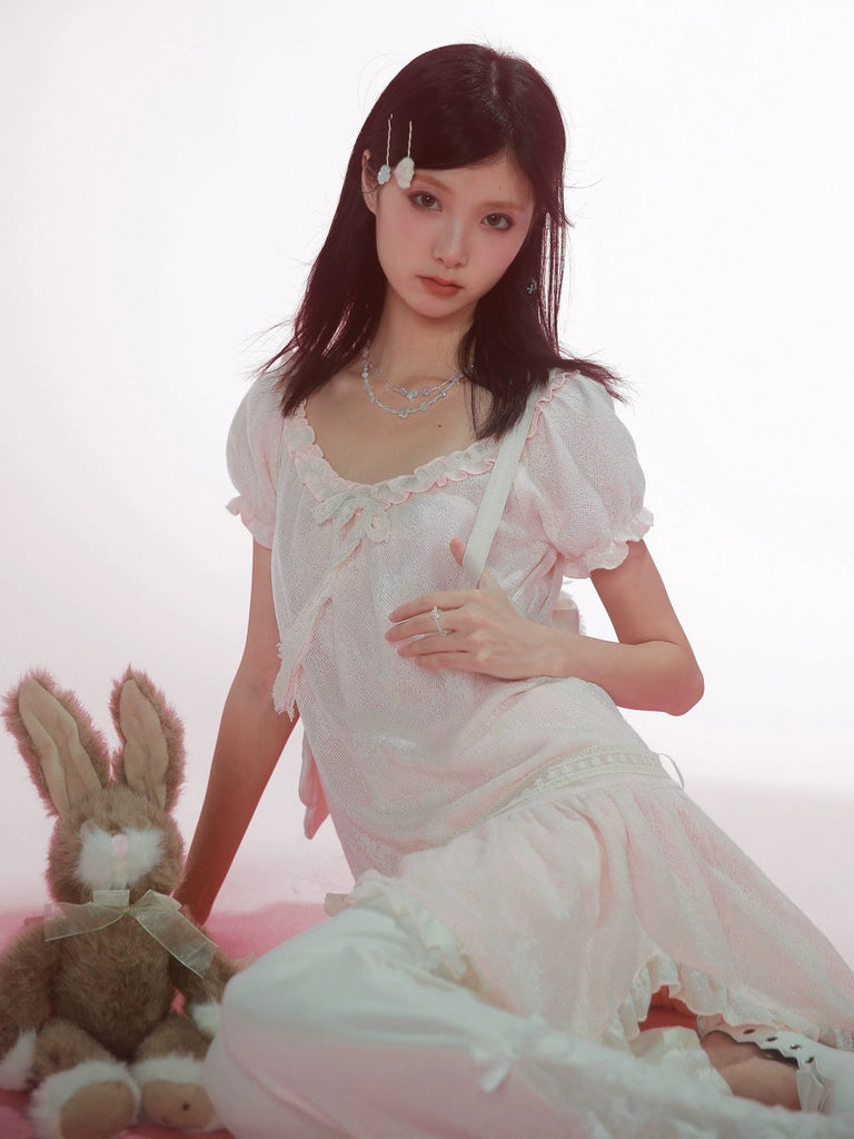 [Rose Island] Dreamy Bunny Garden Dress - Premium  from Rose Island - Just $52! Shop now at Peiliee Shop