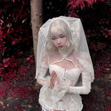 Get trendy with [Blood Supply]Sleeping Alice Boned Waist A-Line Dress - Clothing available at Peiliee Shop. Grab yours for $15 today!