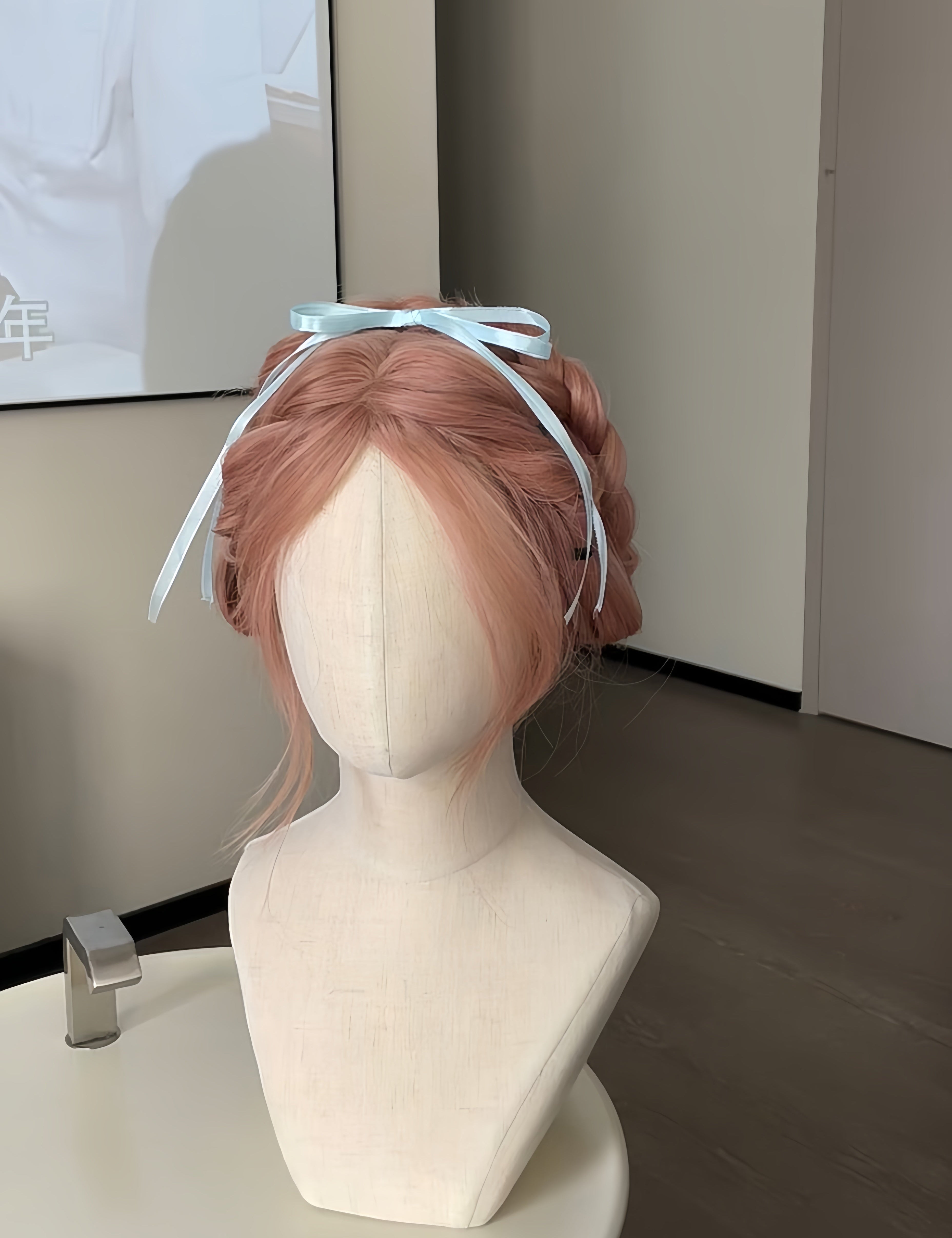 Get trendy with Momo Chan Peach Pink Daily Wig Cosplay Wig -  available at Peiliee Shop. Grab yours for $26.80 today!
