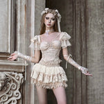 Get trendy with [Blood Supply]Regal Ballet Lace & Tulle Set - Clothing available at Peiliee Shop. Grab yours for $36 today!