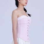 Get trendy with Disney Princess-style Fishbone Corset -  available at Peiliee Shop. Grab yours for $71 today!