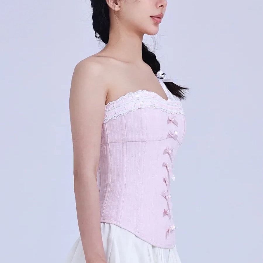 Get trendy with Disney Princess-style Fishbone Corset -  available at Peiliee Shop. Grab yours for $71 today!