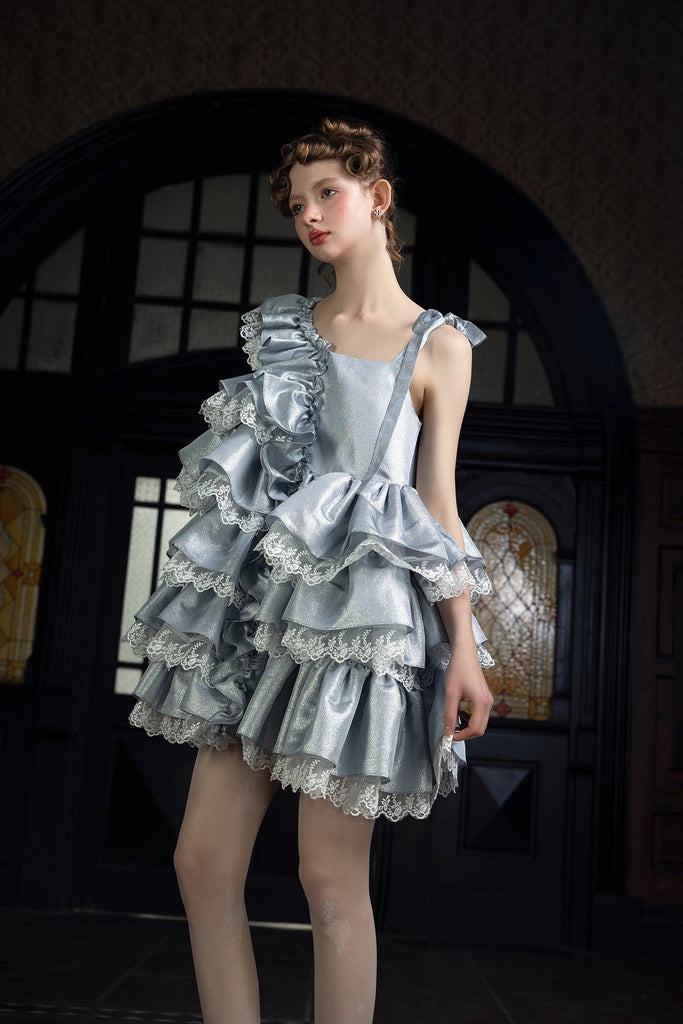 [UNOSA] Ballet Dancer Lace halter dress - Premium  from UNOSA - Just $98.00! Shop now at Peiliee Shop