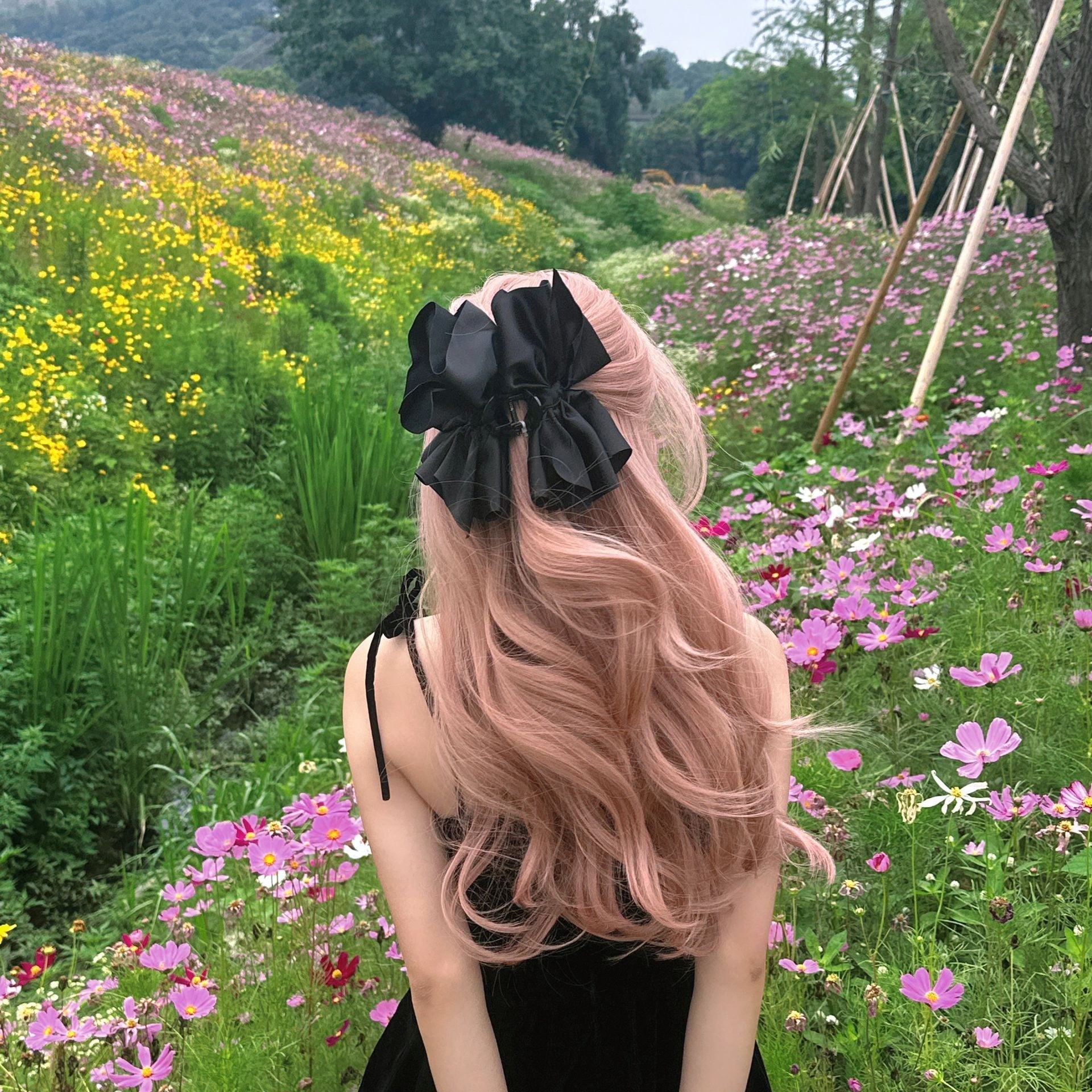 Get trendy with BlackPink Rose Hair Style Daily Wig -  available at Peiliee Shop. Grab yours for $26.80 today!