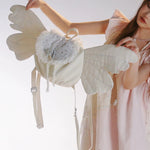Get trendy with [Rose Island] Angel wings double-shoulder backpack -  available at Peiliee Shop. Grab yours for $43 today!