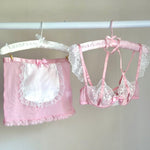 Get trendy with Cutie Pie Sweetheart Maid Lingerie Set -  available at Peiliee Shop. Grab yours for $23 today!