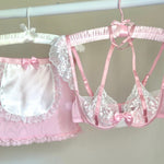 Get trendy with Cutie Pie Sweetheart Maid Lingerie Set -  available at Peiliee Shop. Grab yours for $23 today!