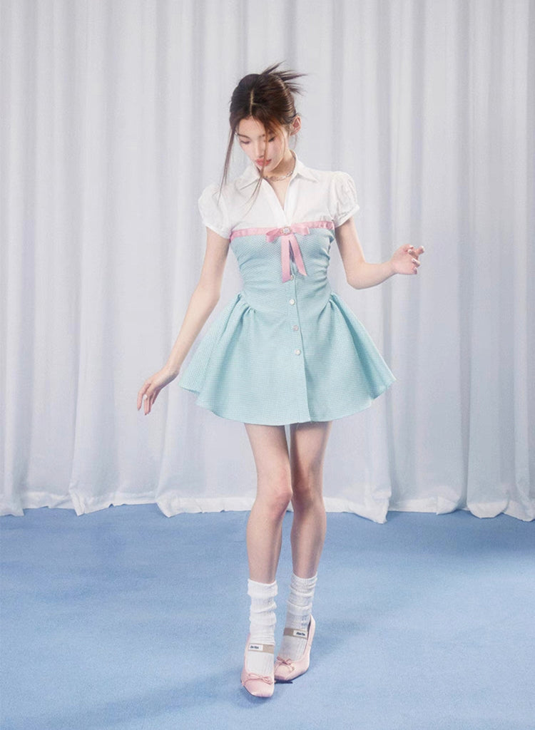 [KV72] Candy ballet sweet shirt dress - Premium  from KV72 - Just $61! Shop now at Peiliee Shop
