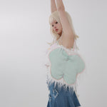 Get trendy with [Rose Island] Lil Angel Wings Top - Top available at Peiliee Shop. Grab yours for $32.90 today!