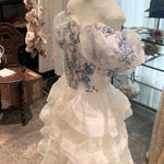 Get trendy with [Haute couture] La Fille De Porcelaine Wedding Dress New Vintage Dress Handmade By Ankin -  available at Peiliee Shop. Grab yours for $499 today!